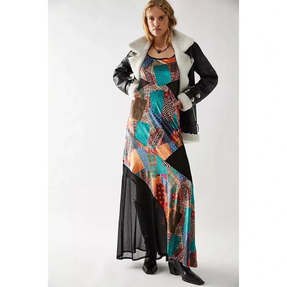 Free People Parker Patchwork Maxi Dress